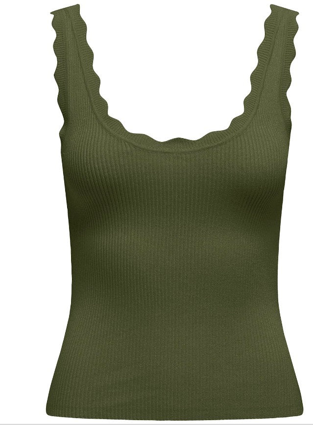 Jacqueline de Yong nanna singlet groen – dames