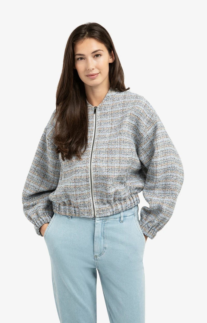 YAYA Women jack dames blauw dessin