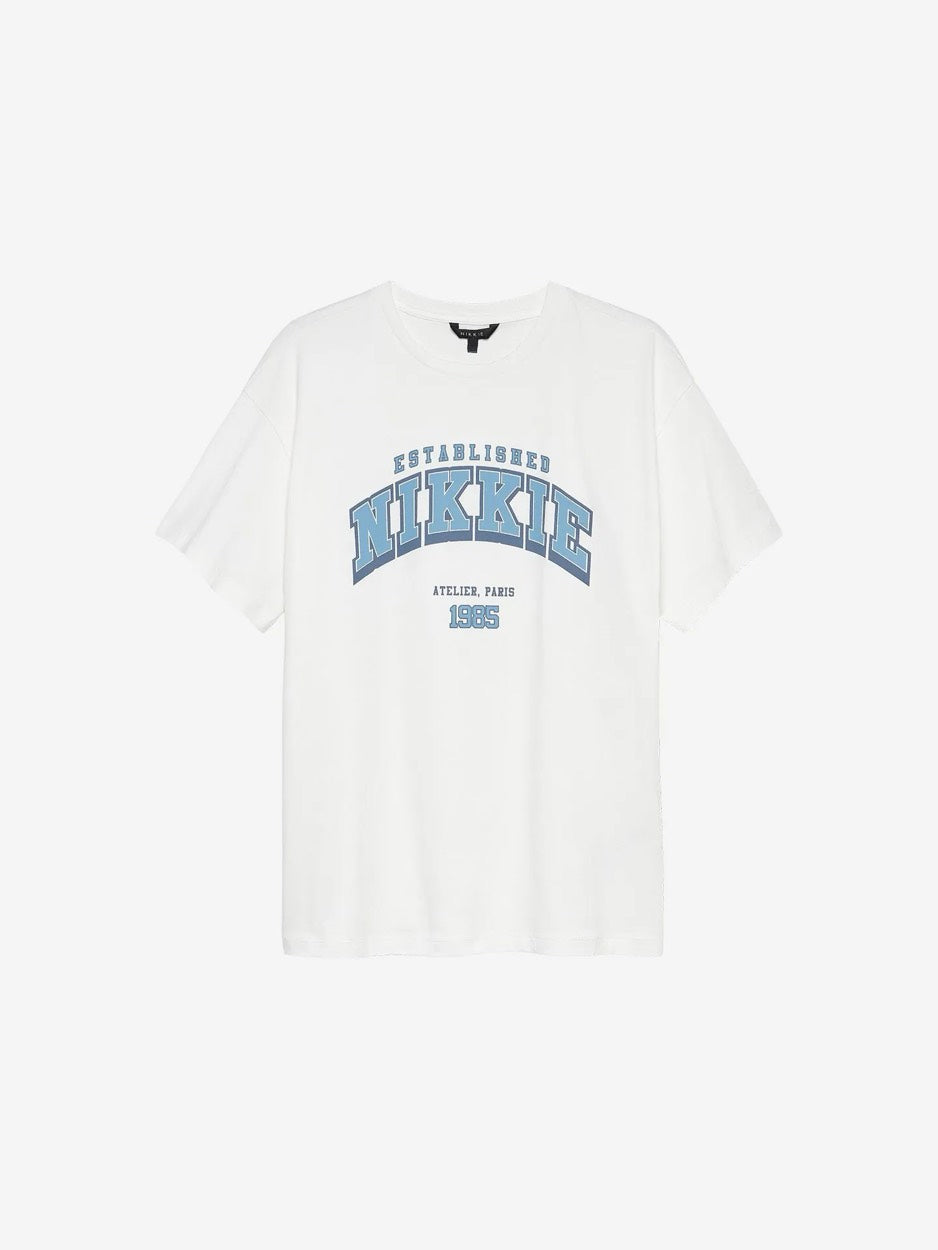Nikkie N 6-231 2602 t-shirt k/m dames off-white