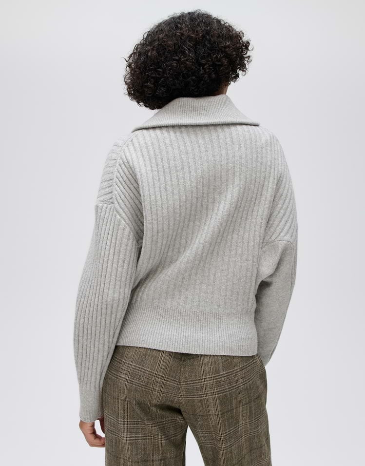 Opus Dodesa 10614711618460 vest sweat dames grijs dessin - Grijs Melee