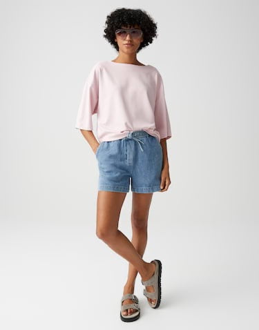 Opus Syros t-shirt licht roze – dames