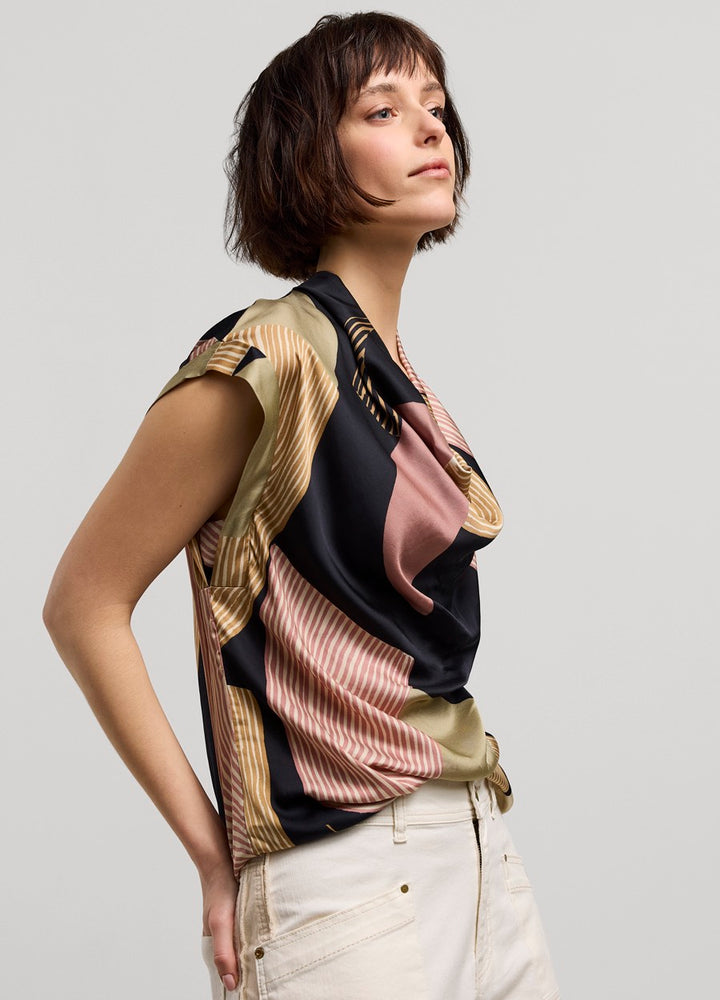Summum 2s3062-11984 top z/m dames multicolor