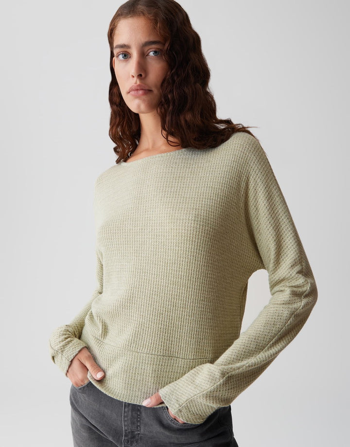 Opus t-shirt l/m dames mint – Sellu 10462213483100