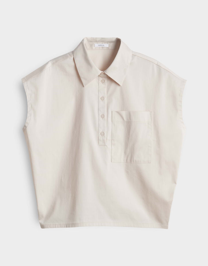 Opus Fajora blouse k/m dames – beige