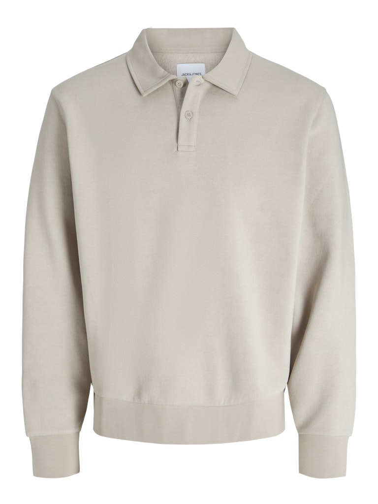 Jack & Jones polo l/m heren beige – 12278586 Bradley
