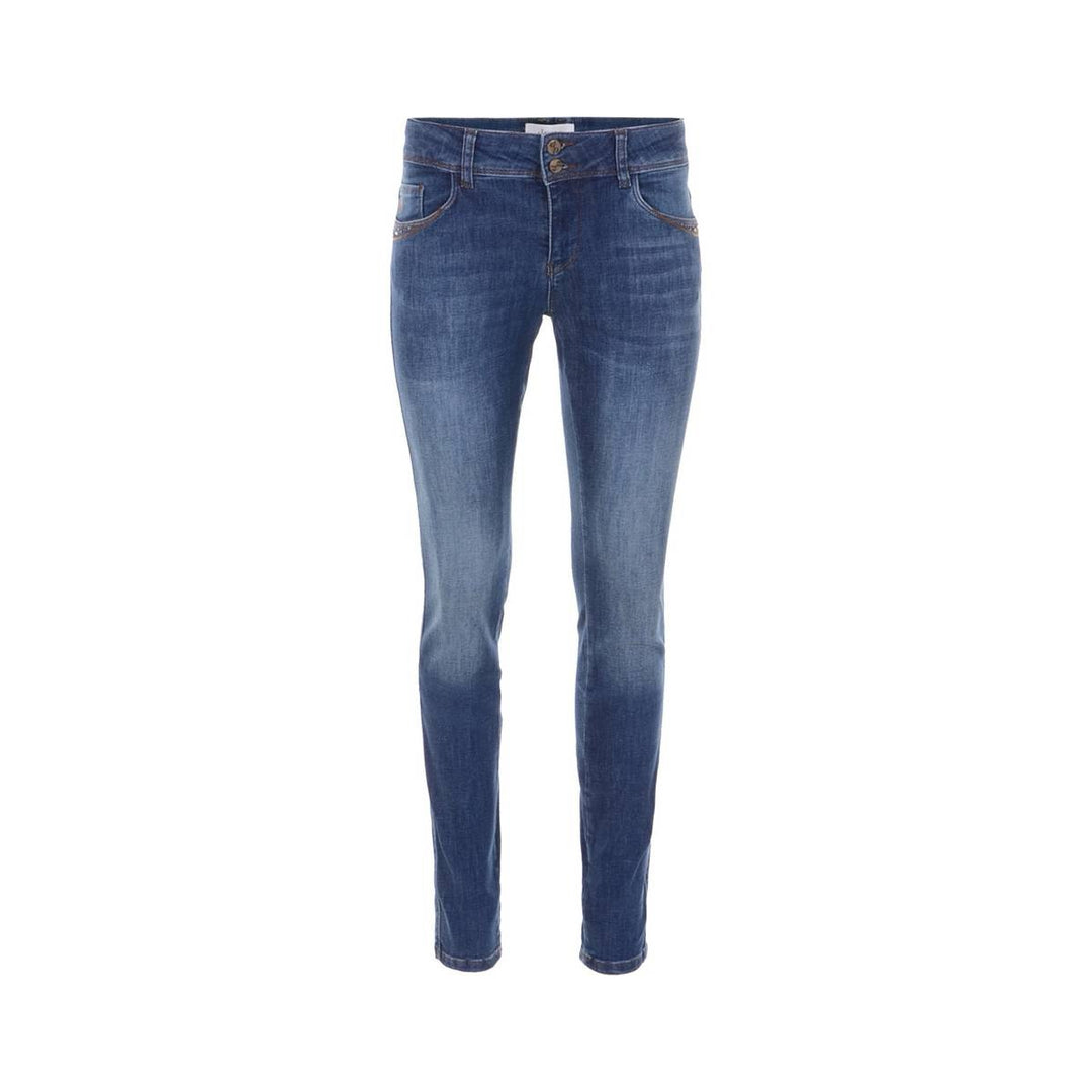 DNM Pure H22.2006 jeans slim fit dames – blue denim - L32