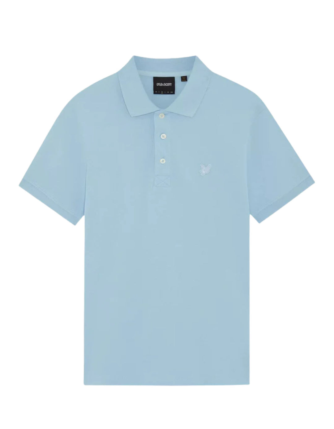 Lyle & Scott SP2255TONT polo k/m heren lichtblauw