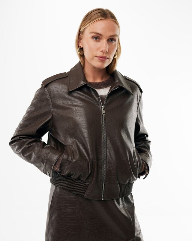 MEXX women MF006400363 jack (imitatie) leer bruin