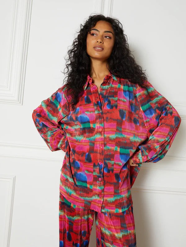 Refined department blouse l/m dames multicolor