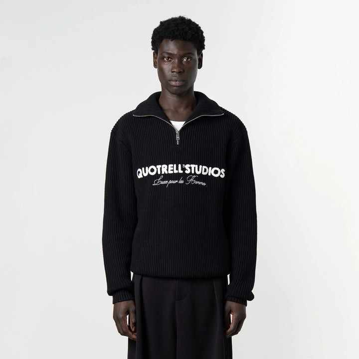 quotrell SW003 Jace trui zwart – heren