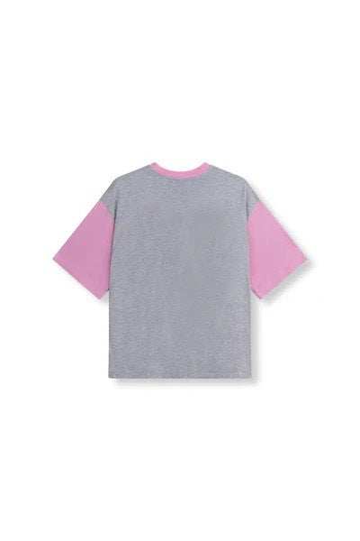 Refined department t-shirt k/m dames grijs melee