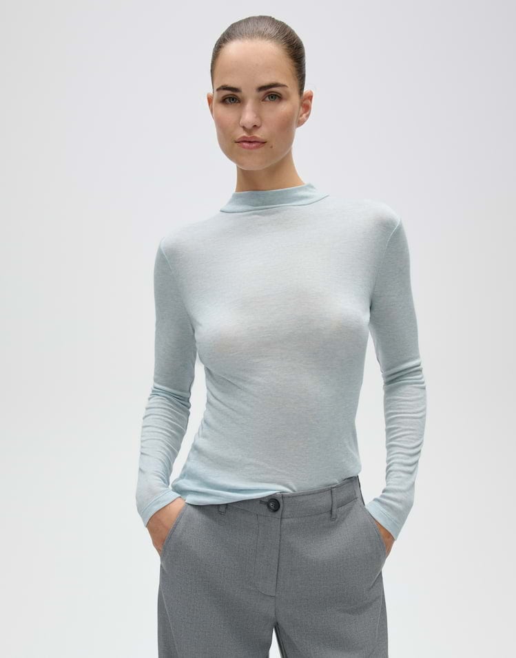 Opus Sewolli 10637113574475 t-shirt l/m aqua