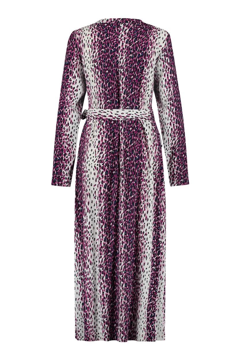 Studio Anneloes 07883 Anniek jurk midi dames – paars dessin