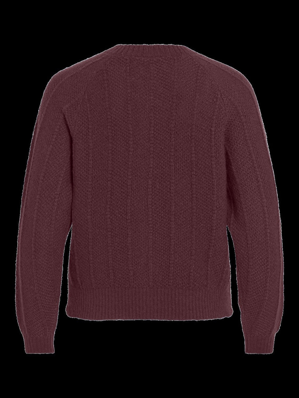 Vila 14116177 Tuli vest gebreid dames bordeaux