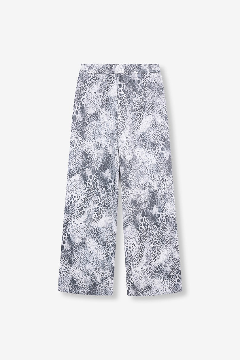 Alix the label lange broek dames grijs dessin