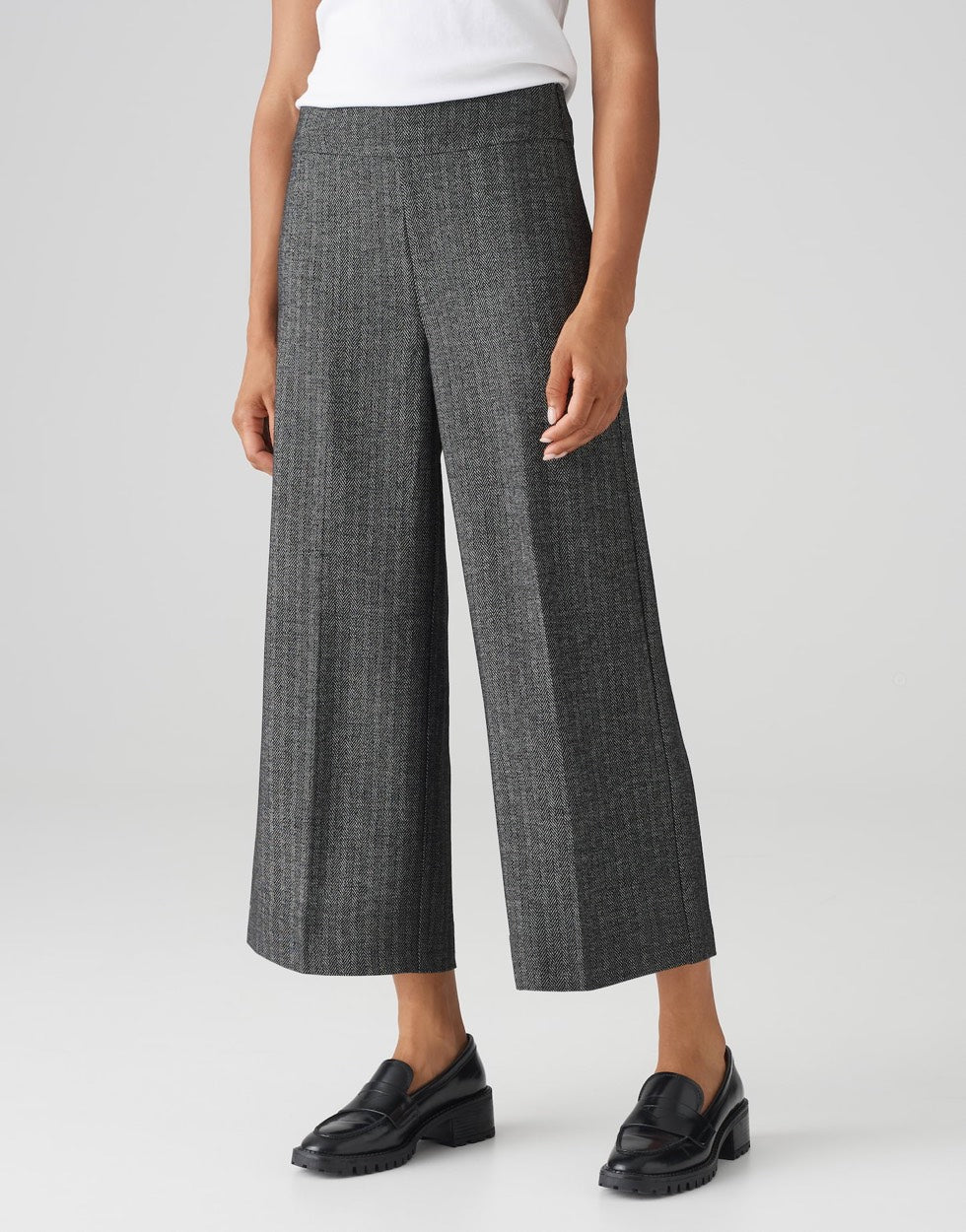 Opus Misha tradition 2417612490100 lange broek dames zwart