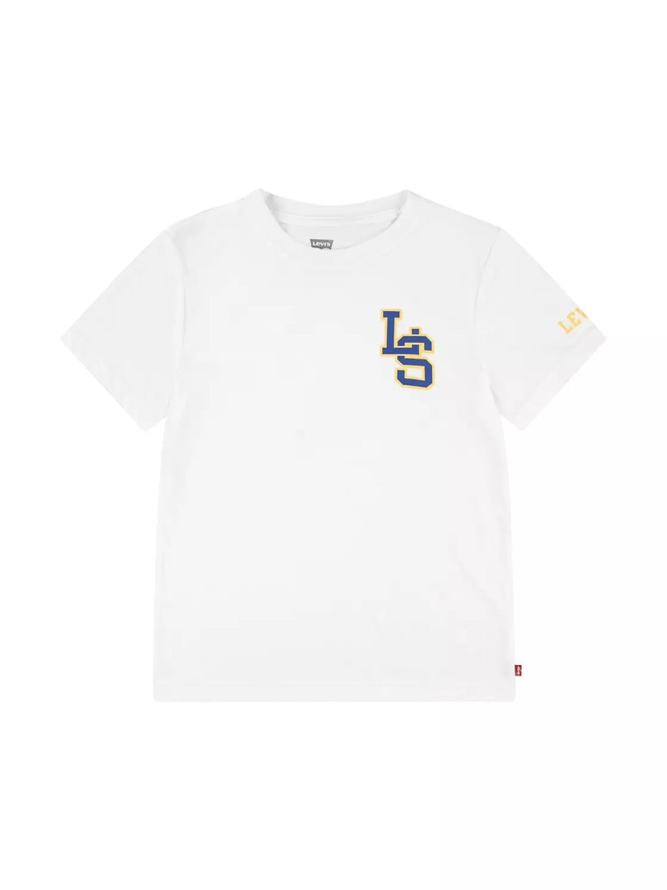 Levi's boys L402 t-shirt k/m wit – jongens