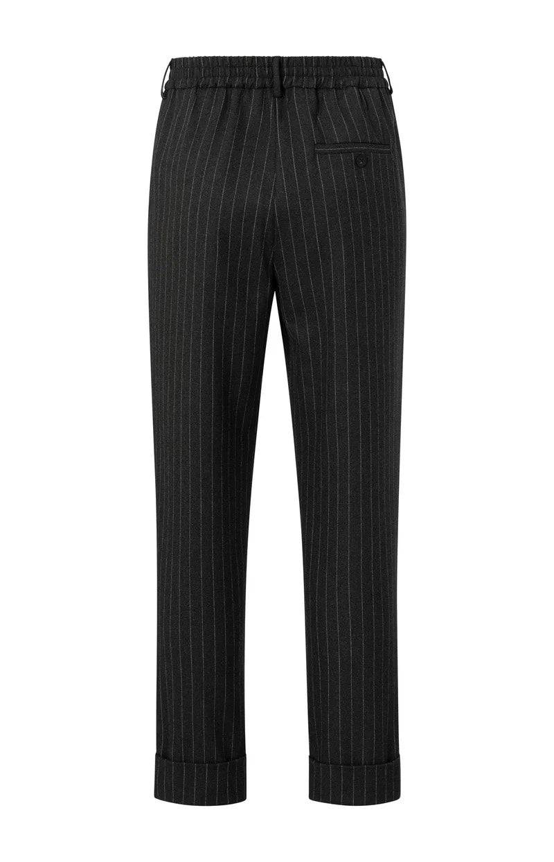 YAYA Women lange broek grijs dessin – dames
