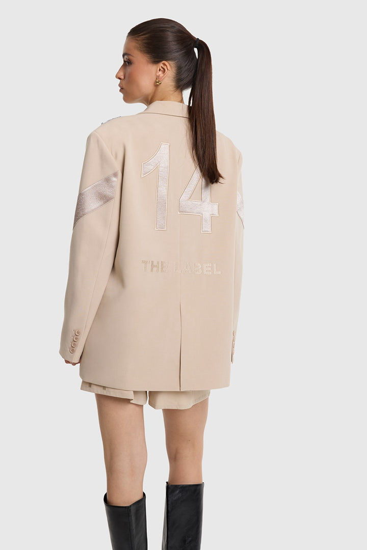 Alix the label blazer zand – dames