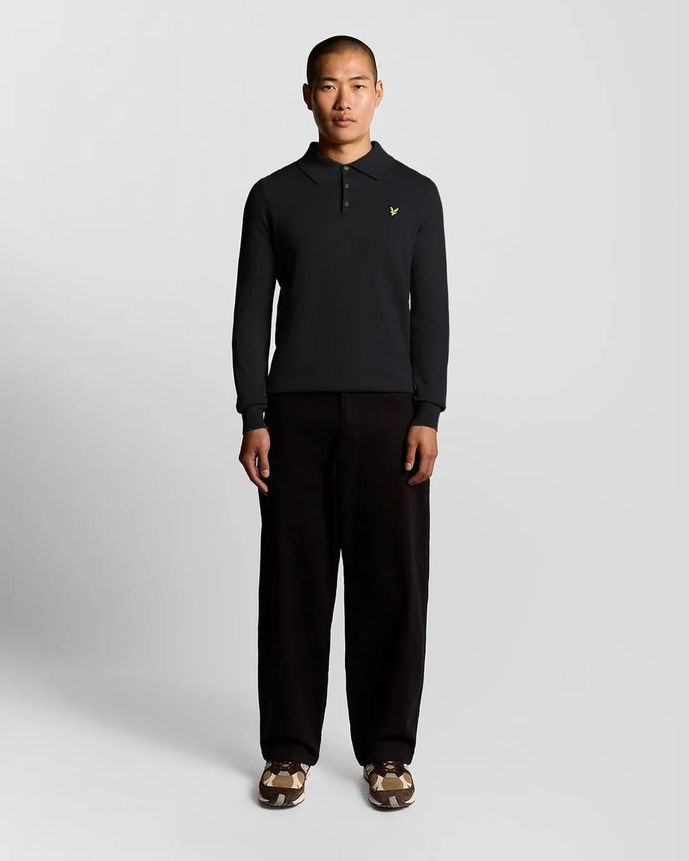 Lyle & Scott KN2113VC trui heren navy