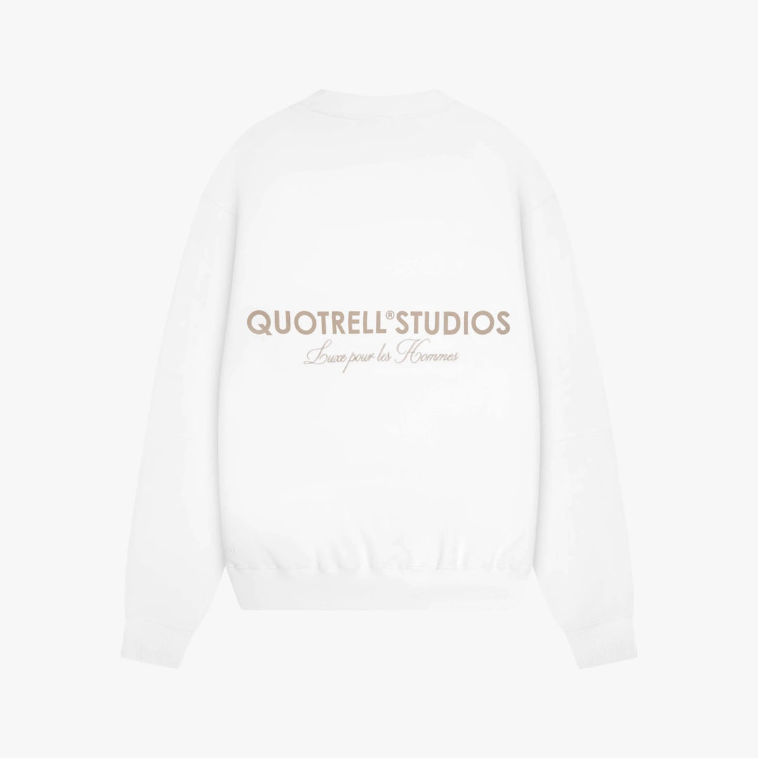 Quotrell SW53671 Studios crewneck – heren sweater - Off-white
