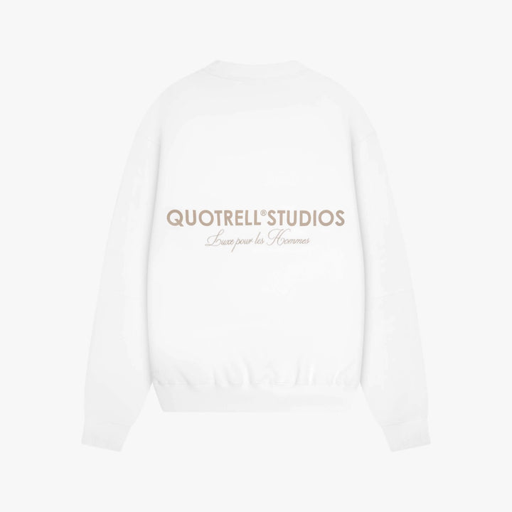 Quotrell SW53671 Studios crewneck – heren sweater - Off-white