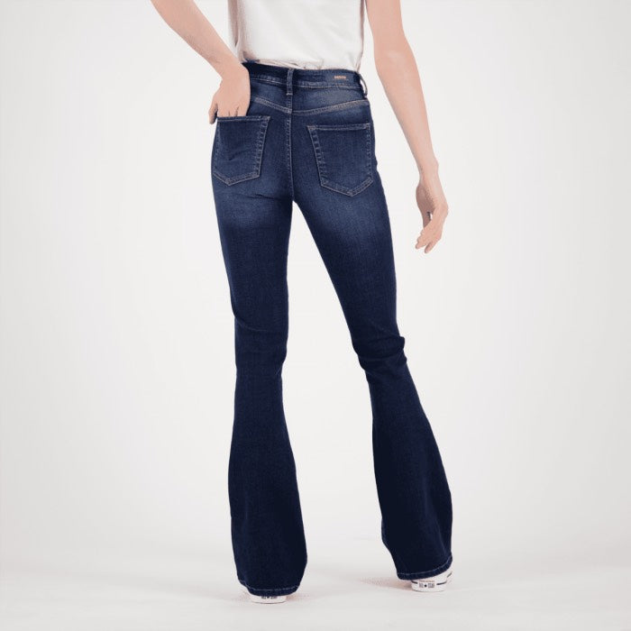 raizzed dames bootcut flare jeans NOSAWD42001 – blue denim - L32