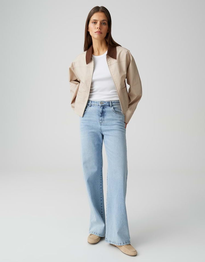 Opus Mivy 10156210391248 jeans loose fit dames - Blue Denim