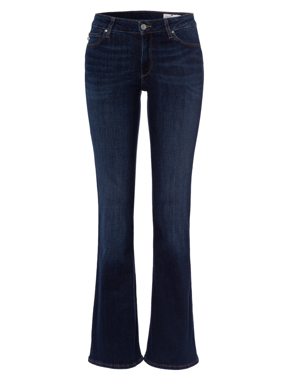 Cross Jeans P 433-011 bootcut flare fit – dames - Blue Denim - L32