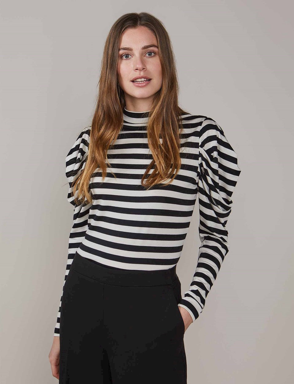 Summum top zwart l/m dames – 3s4580-30287