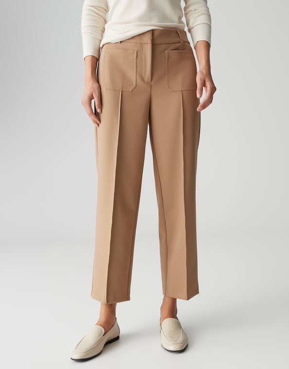 Opus Meeri dynamic lange broek dames camel