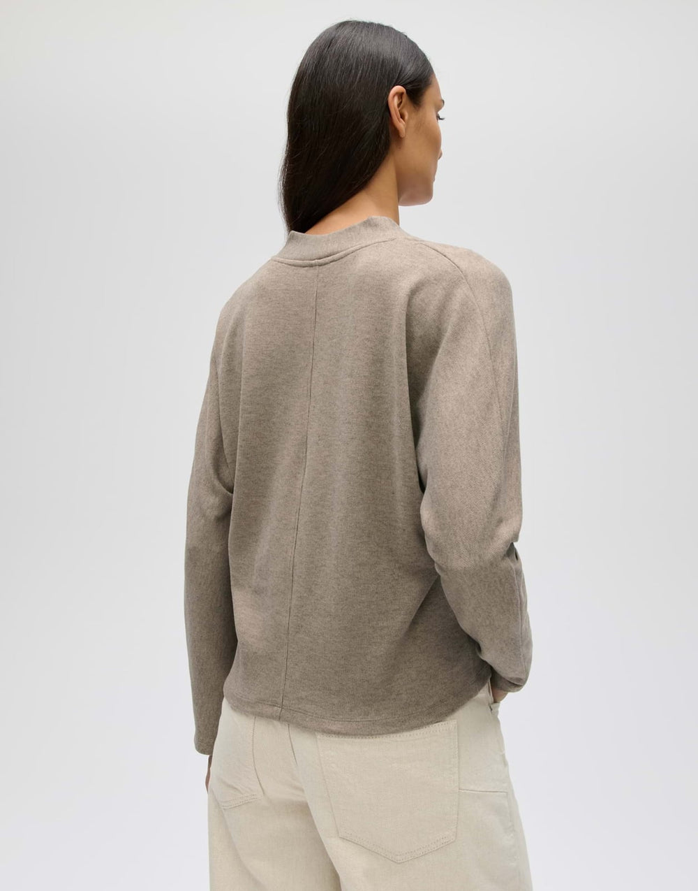 Opus Sadosa 10637313577475 top l/m dames bruin dessin