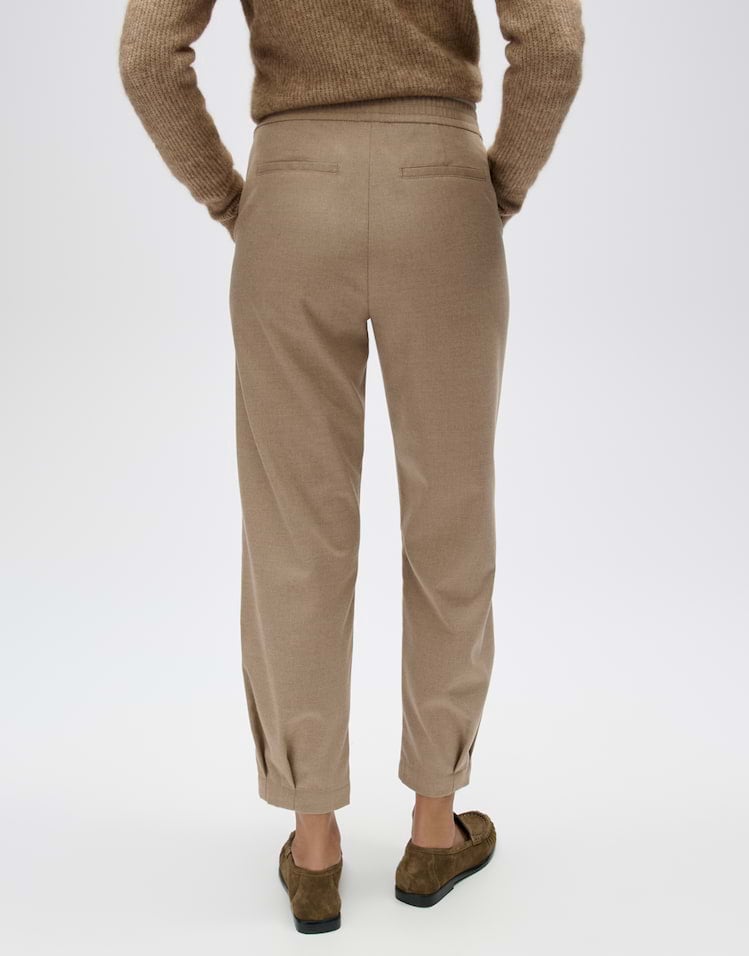 Opus Myha tradition 10617614465106 lange broek dames licht bruin