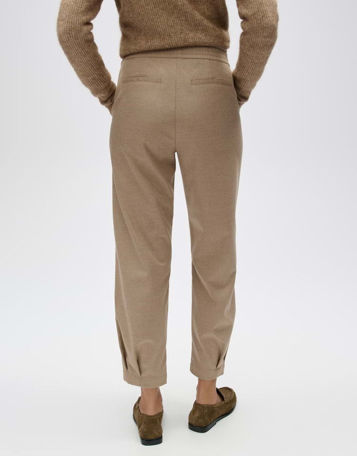 Opus Myha tradition 10617614465106 lange broek dames licht bruin