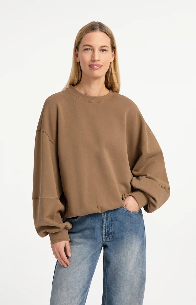YAYA Women 01-109130-609 sweater dames camel
