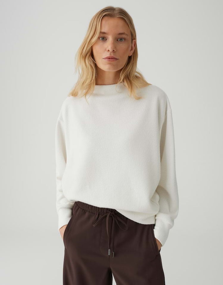 Opus Gewil sweater dames off-white