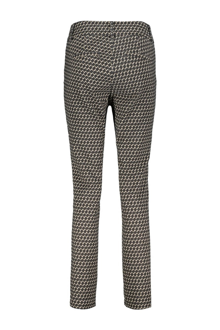 Red Button lange broek dames zwart dessin – 4389