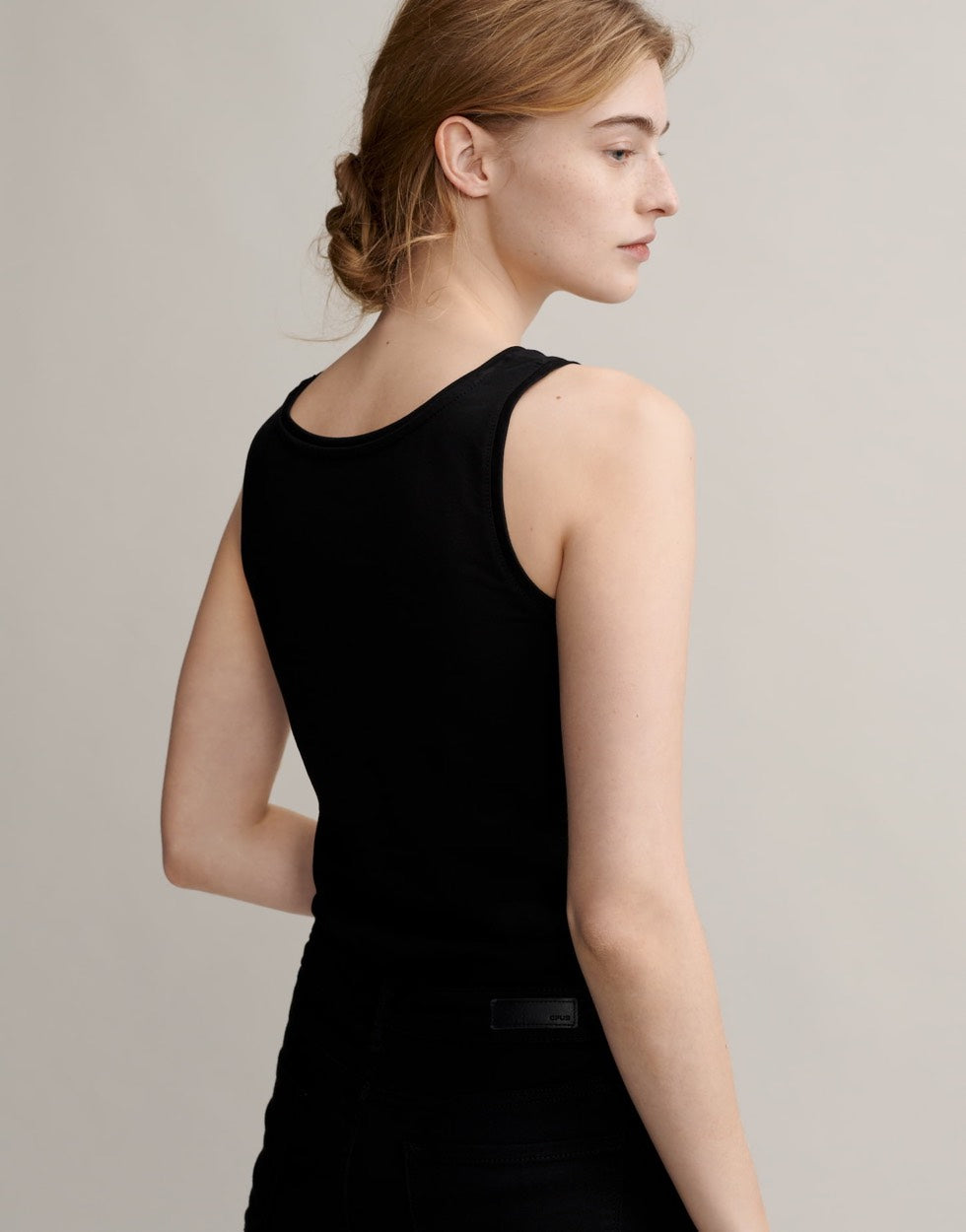 Opus imilia zwart singlet – dames