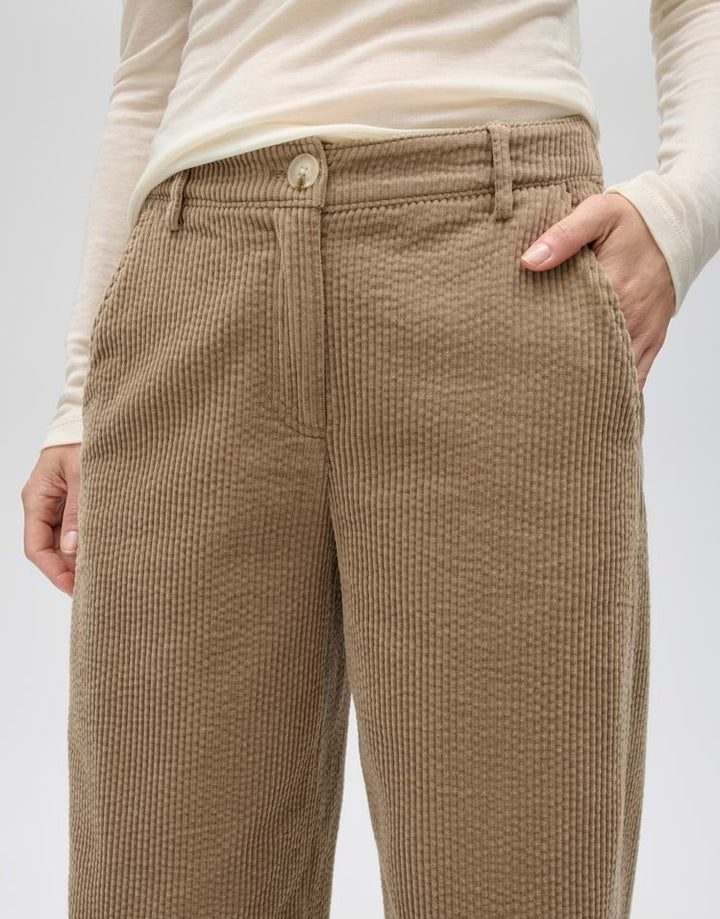 Opus Myha softness 1063585930106 lange broek taupe
