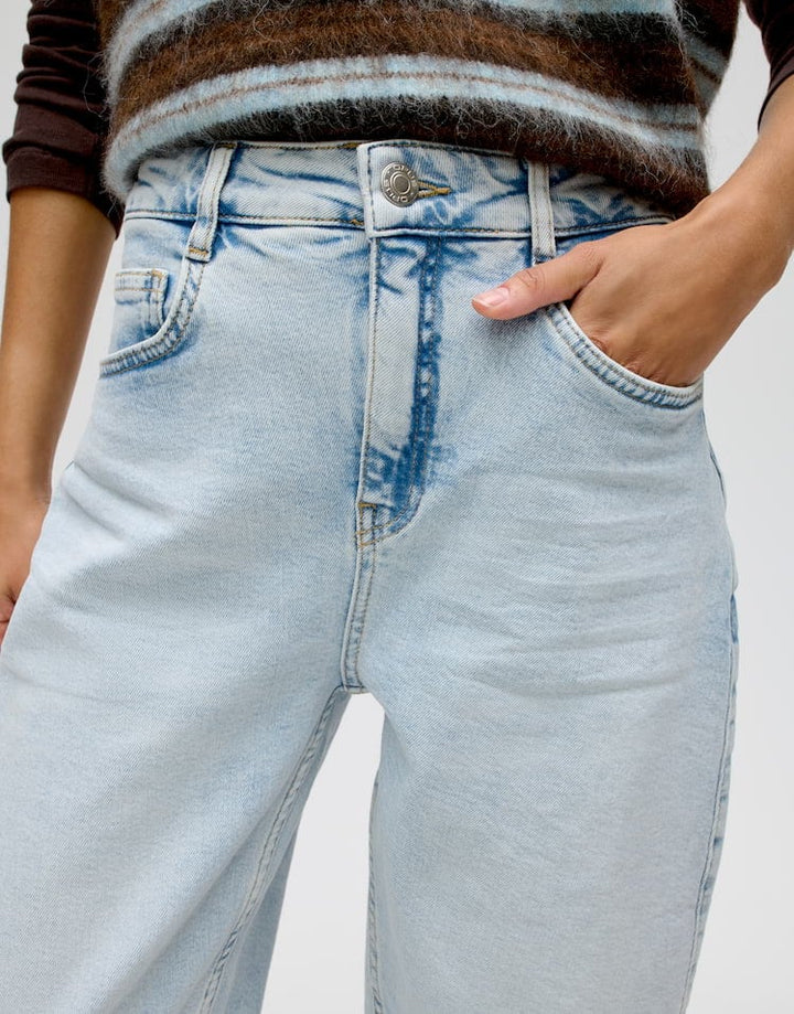 Opus Lolah joy 10534513982482 jeans low croth-baggy fit blue denim - L28