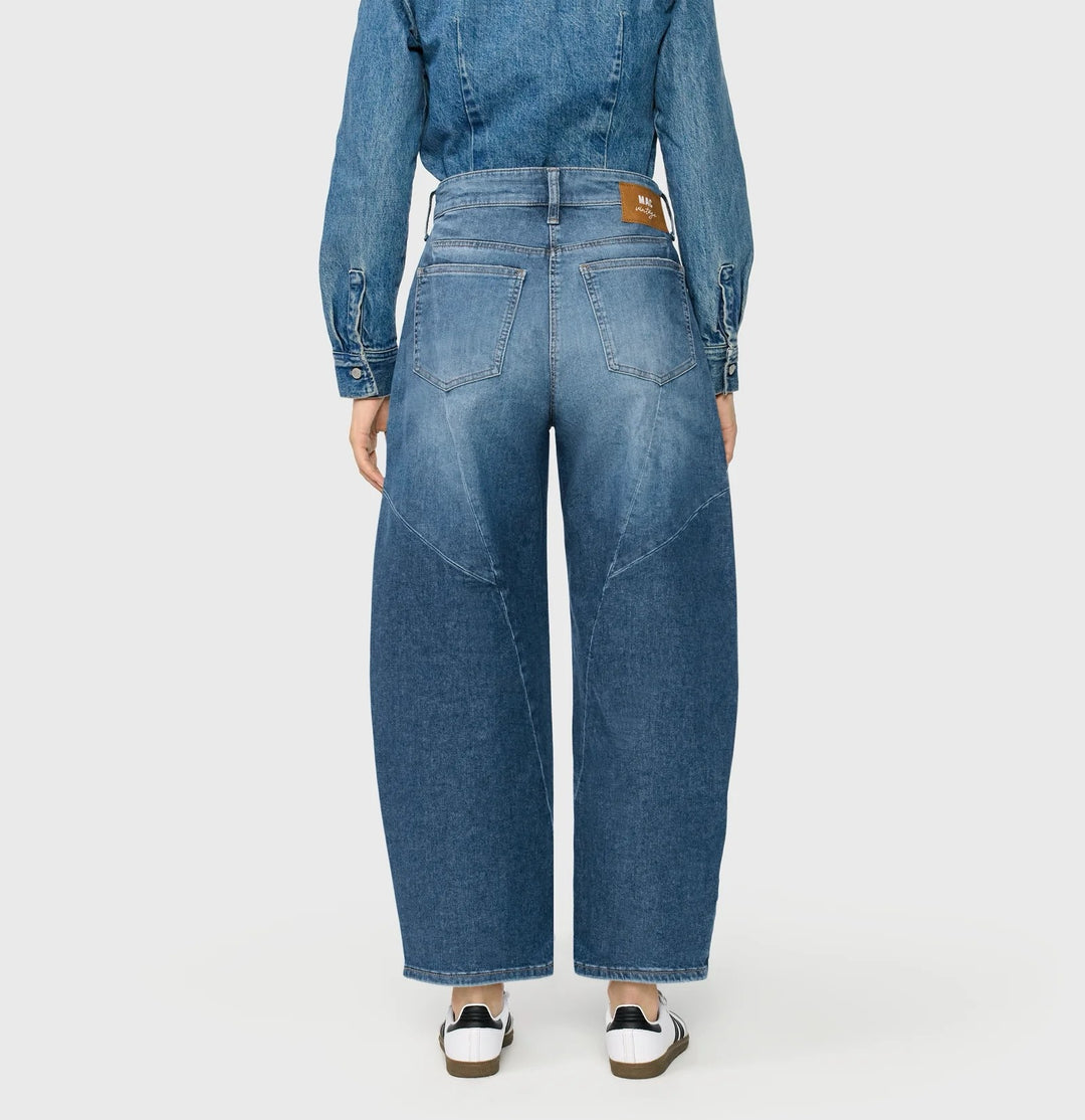 MAC women jeans loose fit dames – blue denim - 28