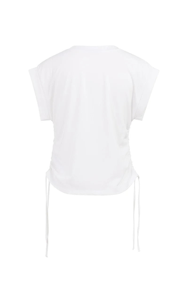 YAYA Women T-shirt k/m dames wit