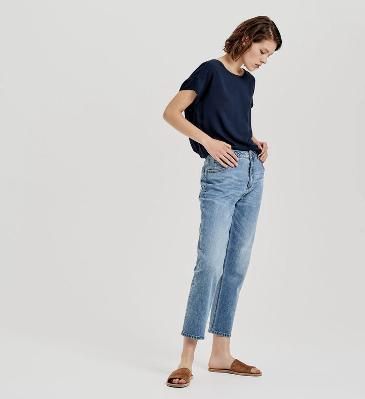 Elvira Casuals E4 25-049 Lelie t-shirt dames navy
