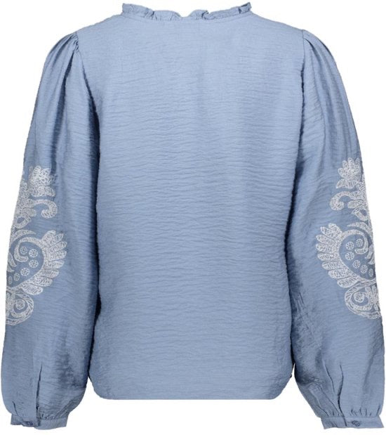 Only New Malou lichtblauwe top l/m dames
