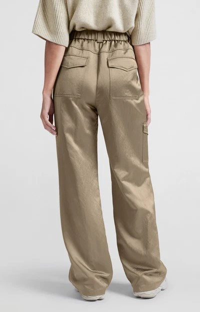 YAYA Women lange broek camel – dames