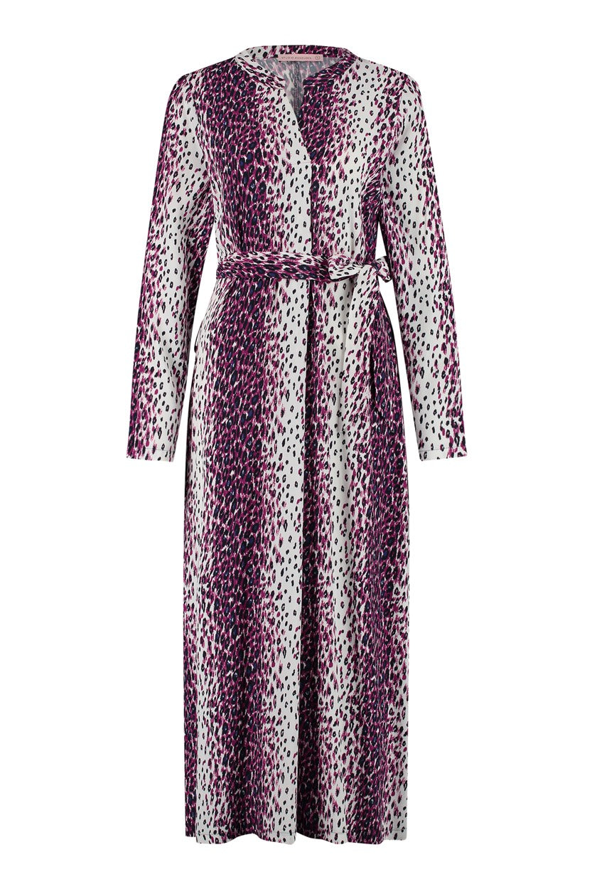 Studio Anneloes 07883 Anniek jurk midi dames – paars dessin