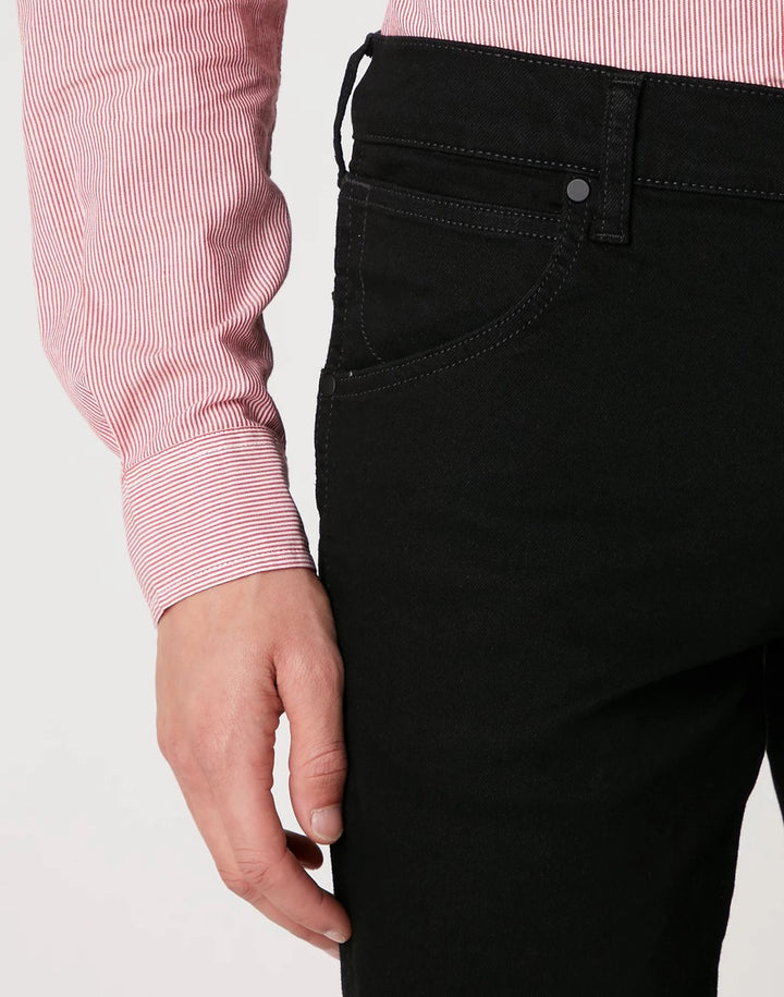 Wrangler Greensboro W15QQC77D jeans zwart – heren - L32