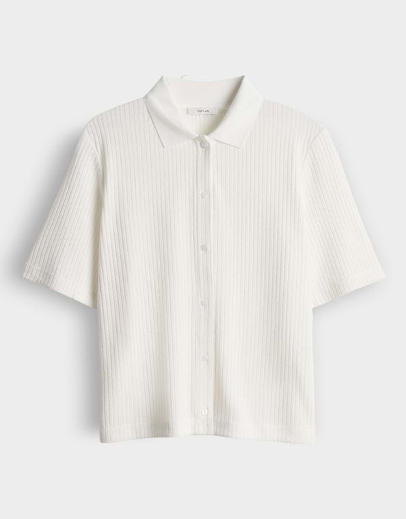 Opus Somelli t-shirt off-white – dames