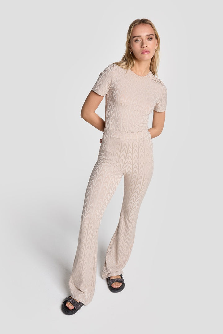 Alix the label lange broek taupe – dames