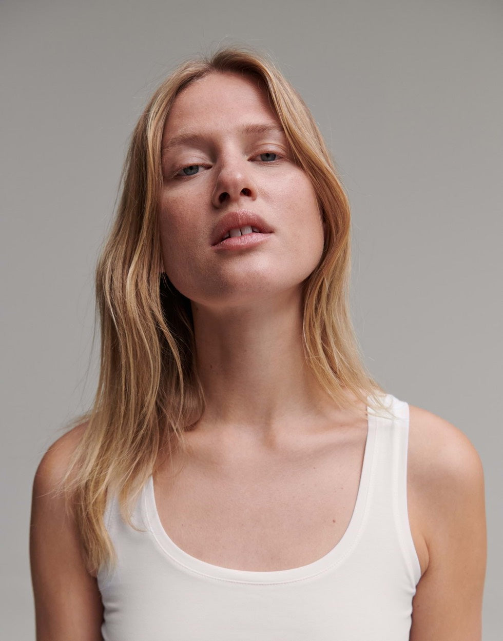 Opus imilia singlet off-white – dames